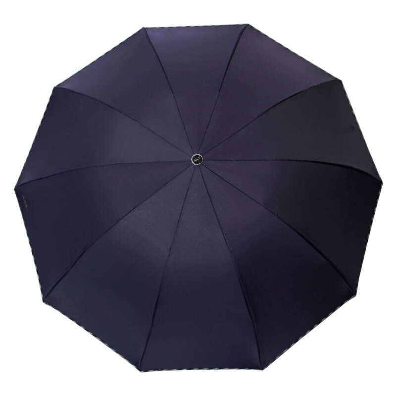天堂伞 加大加固双人经典三折晴雨伞商务伞箱装40把 3311E 随机色