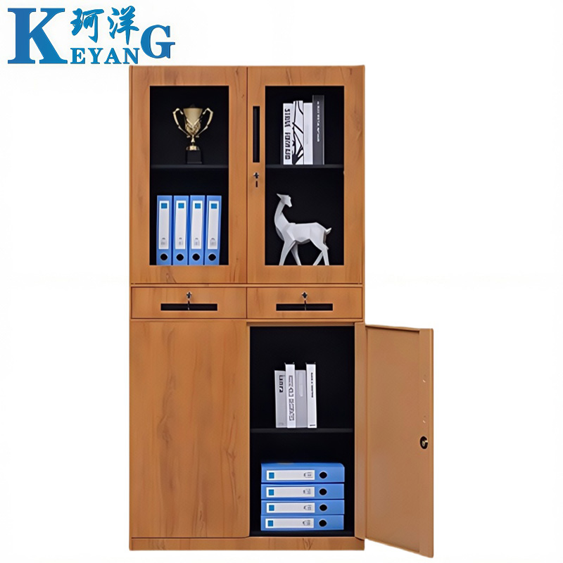 珂洋 档案柜 中二斗(黄木纹) 台高清大图