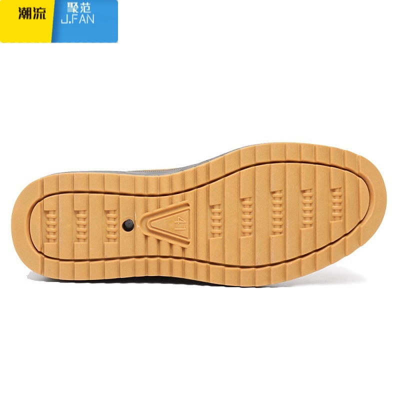 聚范春季男鞋劳保鞋男士防滑牛筋底工地休闲工作电焊工中老年爸爸鞋子高清大图