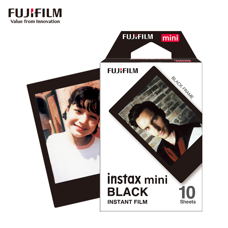 富士(FUJIFILM)INSTAX 拍立得相纸 mini7c/8/9/25/90/70通用 黑边快显胶片(10张)