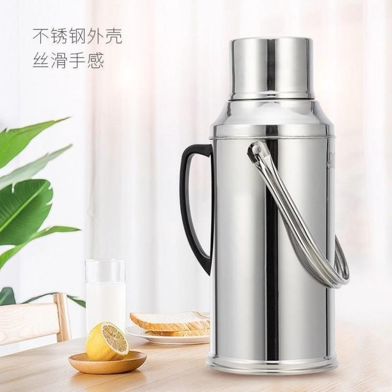 整套包含玻璃内胆 5磅2升鸭嘴 不锈钢外壳家用热水瓶壶暖水壶暖水瓶开水瓶玻璃内胆大容量保温壶