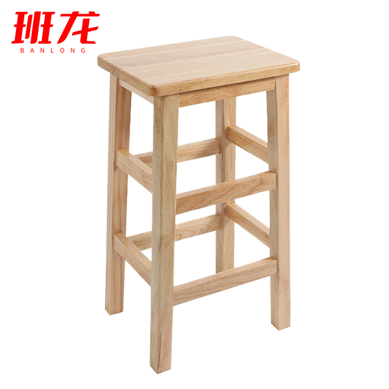 班龙实木凳33*60cm原木色张高清大图