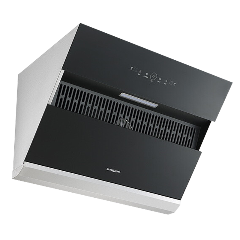 创维吸油烟机 Y101 侧吸式油烟机家用 18立方爆炒大吸力自清洗挥手控制 700mm小尺寸厨房烟机高清大图