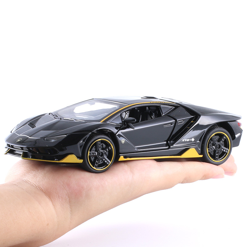 1:32兰博基尼LP770汽车模型合金车模跑车玩具男孩儿童玩具小汽车 莱肯跑车(盒装黑色)高清大图