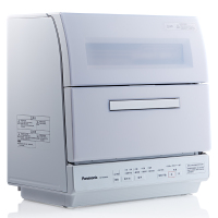 松下（Panasonic）6套餐具 台式洗碗机 80℃除菌烘干 独立式 全自动家用 NP-TR1HECN（银河灰）