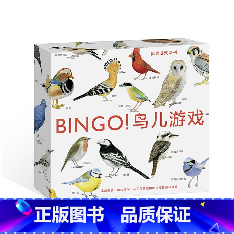[正版] 宾果系列 BINGO鸟儿游戏 3至6岁儿童读物教辅益智启蒙 互动智力开发 探索与发现书籍高清大图