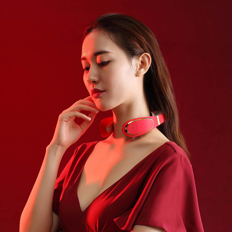 悠意 egogo按摩仪 加热多功能颈椎按摩器/黑色