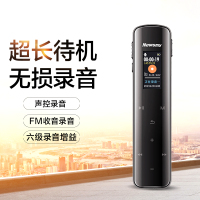 [加赠语音转文字卡]纽曼V29 蓝牙版 16G 黑色微型 会议 执法取证 采访学习专业转文字录音笔MP3播放无损
