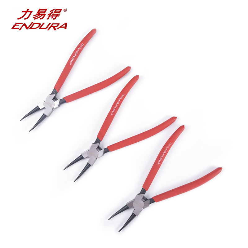 力易得(ENDURA)13寸穴用直口卡簧钳 日式卡簧钳 E5564 1把(货期3-5天)