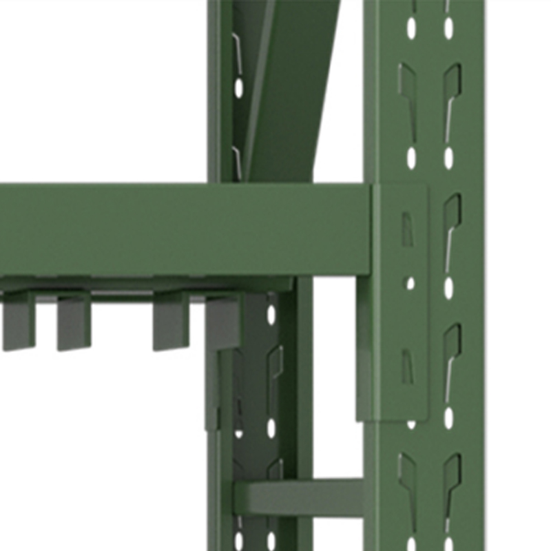 洛苏通盛消防铁锹镐农具摆放架安保装备器材存放架军绿色拆装盾牌货架1.5米长存放架1500*600*2000常规款高清大图