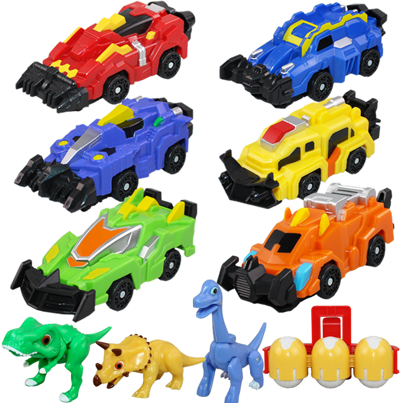 心奇爆龙战车新奇暴龙战车爆炎毁灭者男孩变形霸王恐龙蛋战车玩具