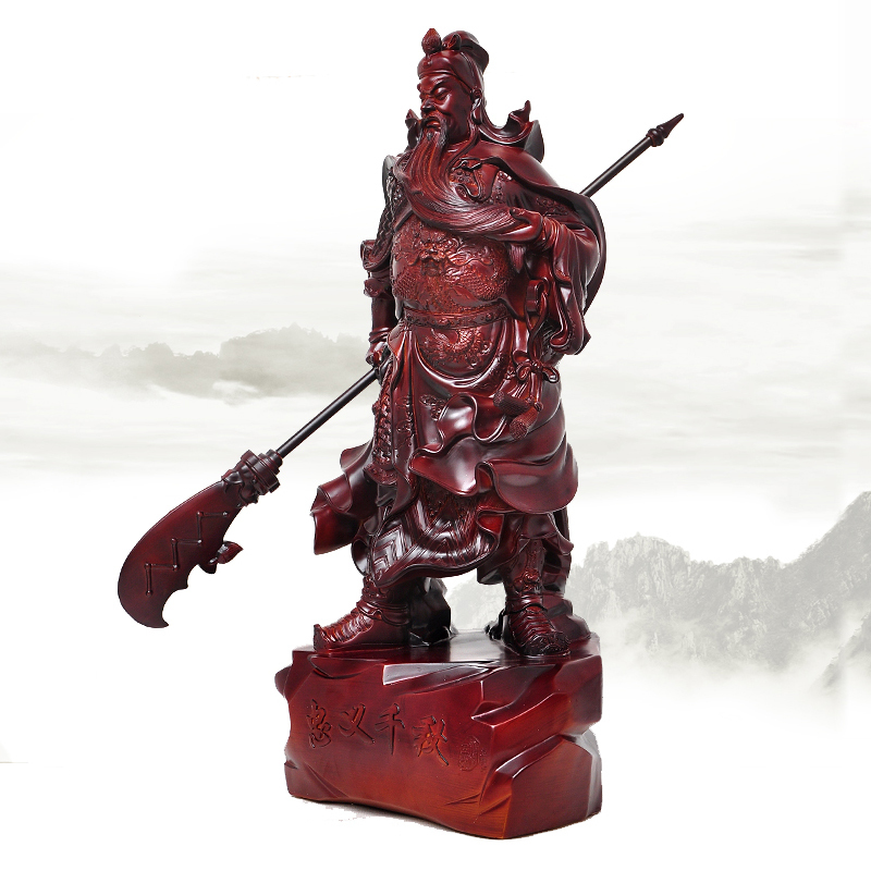 礼品之家 树脂武财神爷关二爷开业乔迁礼品店铺招财 关公摆件关公像关公佛像送女朋友七夕情人节礼物