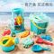 加厚款沙滩9件套 儿童沙滩玩具套装宝宝戏水玩沙挖沙决明子沙漏大号铲子沙滩桶工具