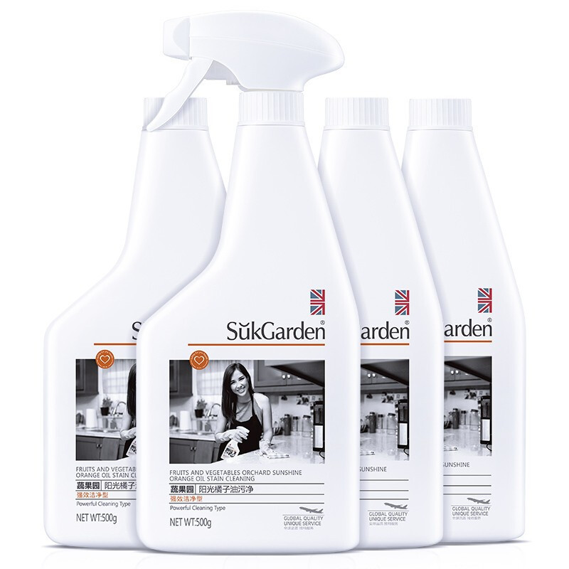 蔬果园 阳光橘子 油污净(强效洁净型)500ml*4瓶