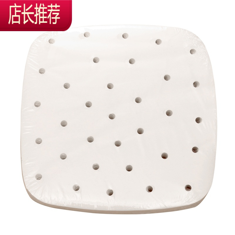 空气炸锅专用纸垫烤肉纸吸油纸圆形烤箱烤盘烘焙硅油锡纸家用JING PING 方形无孔18*18cm 100张