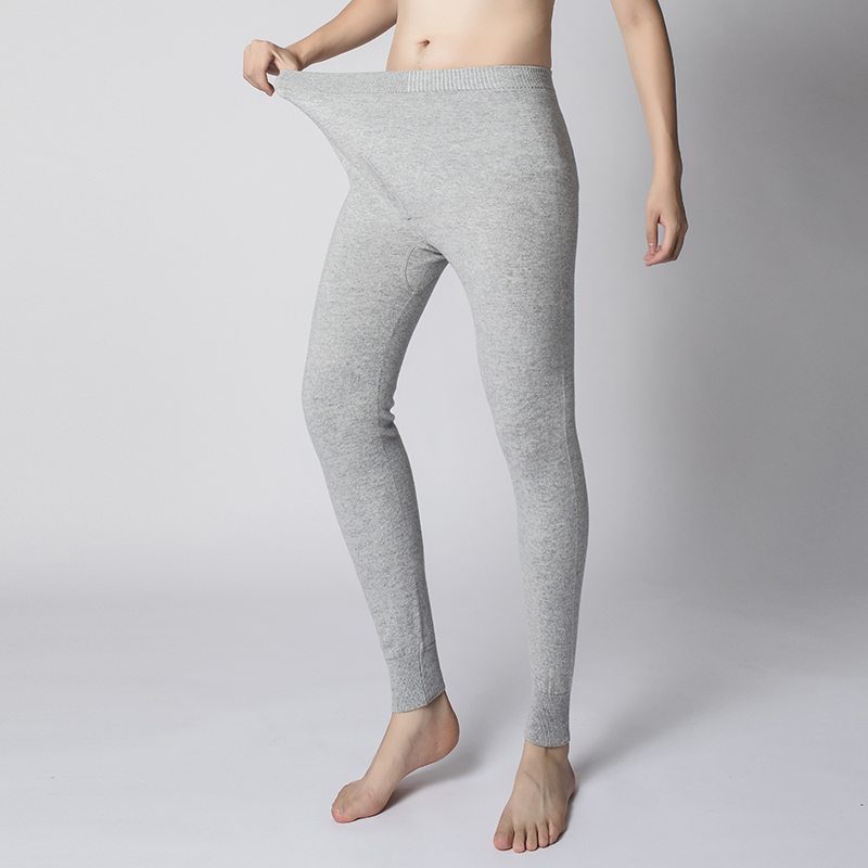 新款男女山羊绒裤男女士无缝羊毛加厚保暖打底羊绒裤男式打底裤纯羊毛裤男士纯羊毛裤男女羊绒裤加厚高腰保女士冬打底秋裤大码高清大图