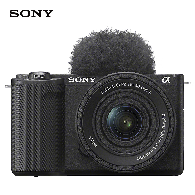 索尼(SONY)ZV-E10 II APS-C画幅微单相机 滤镜直出 精准对焦 黑色16-50mm标准镜头套装(ZV-E10M2K ZVE10二代)