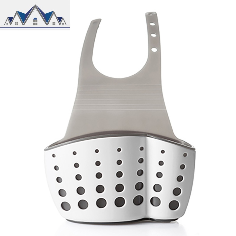 沥水篮厨房创意水置物架水池洗碗海绵收纳架塑料水龙头挂袋挂篮_5_792高清大图