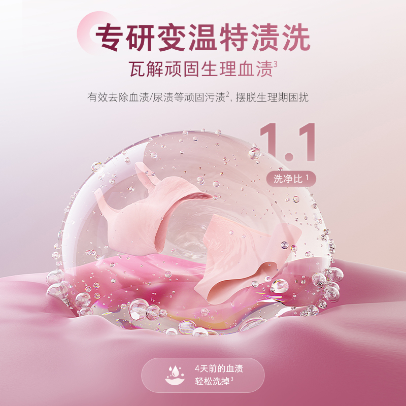 [新品]石头Q1迷洗烘一体机桃气粉0.8kg 全自动滚筒母婴儿童内衣内裤洗衣机 儿童母婴适用 直驱电机 高温煮洗高清大图