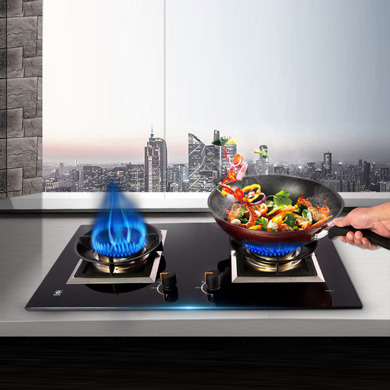 樱花(SAKURA)燃气灶4.0KW 家用节能煤气天然气台式液化气双灶JZY-BGB1T(液化气)高清大图