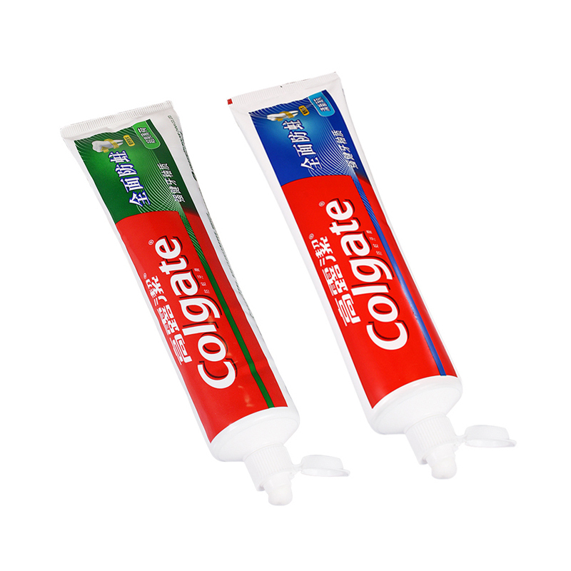 高露洁（Colgate）全面防蛀250g牙膏 薄荷*2+清新*2 家庭套装共1000g 送小牙膏2支