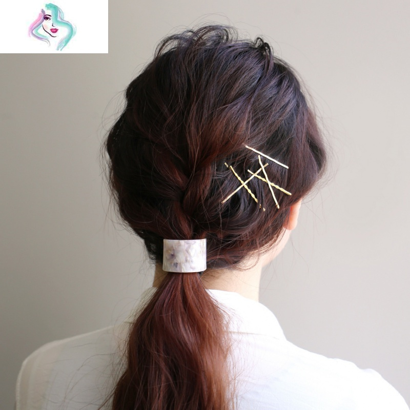 韩国简约ins一字夹网红侧边发夹成人金属刘海头饰夹