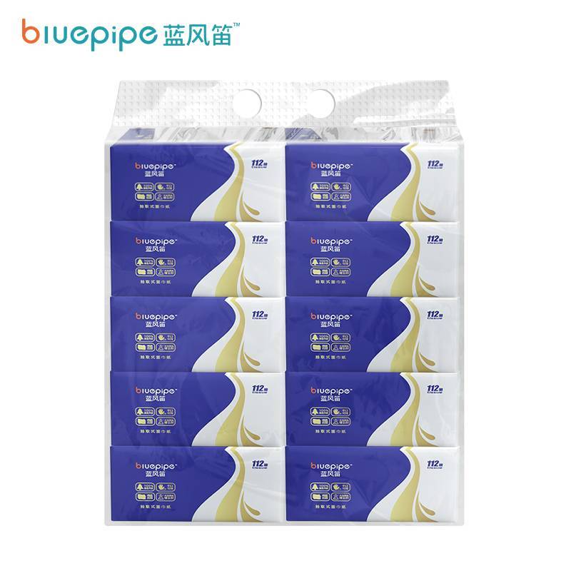 蓝风笛 抽纸 112抽/包高清大图