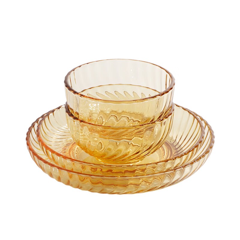 VISIONS晶炫琥珀色餐具4件套B高清大图