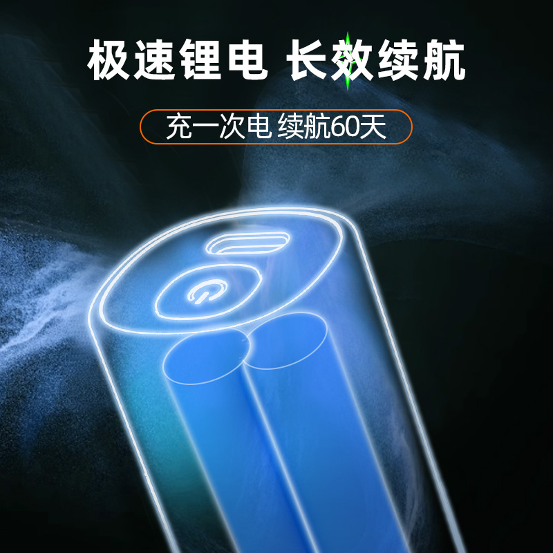 雷瓦 Riwa 电动剃须刀 小锤子IPX7级全身水洗旋转式刮胡刀 剃须刀 RA-5100高清大图