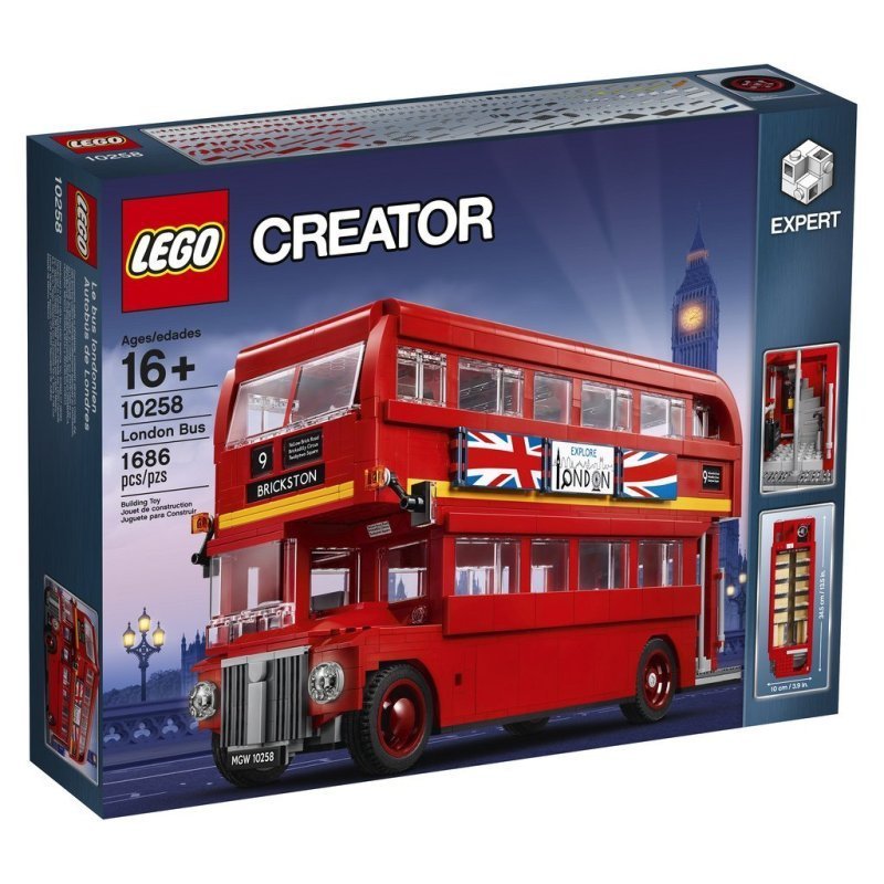 乐高(LEGO)Creator 创意百变 10258 伦敦巴士 塑料积木玩具 16岁以上 200块以上