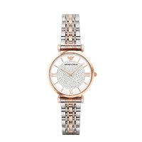 【张钧甯佟丽娅同款】阿玛尼(EMPORIO ARMANI)手表女欧美品牌AR1926石英表满天星 镶钻时尚雅致女士手表