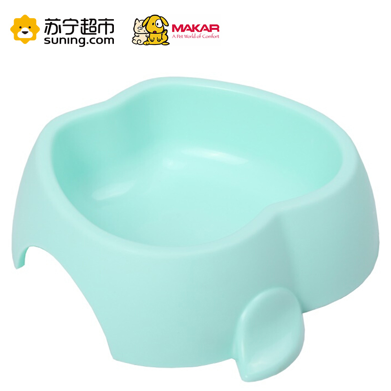 美卡(makar)宠物碗苹果碗猫碗塑料碗泰迪通用水盆金毛用品狗盆狗碗