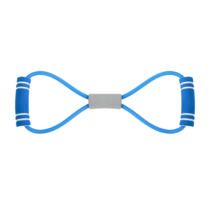 8字拉力器开肩美背器古达家用健身弹力带瑜伽器材女练拉伸器八字绳