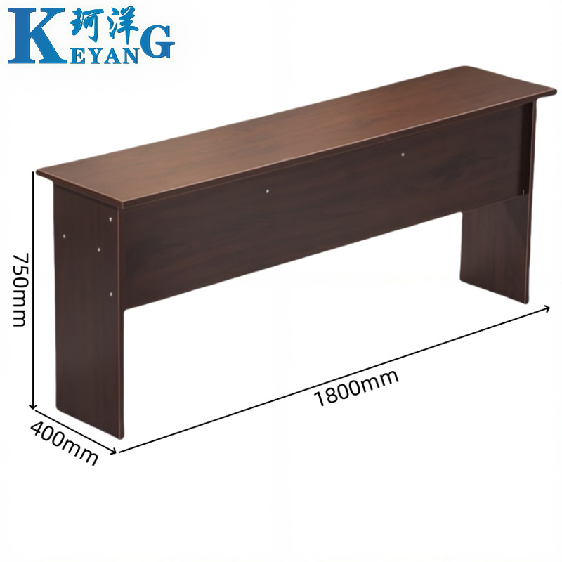 珂洋 培训长条桌 180*40*75cm(一桌三椅) 套高清大图