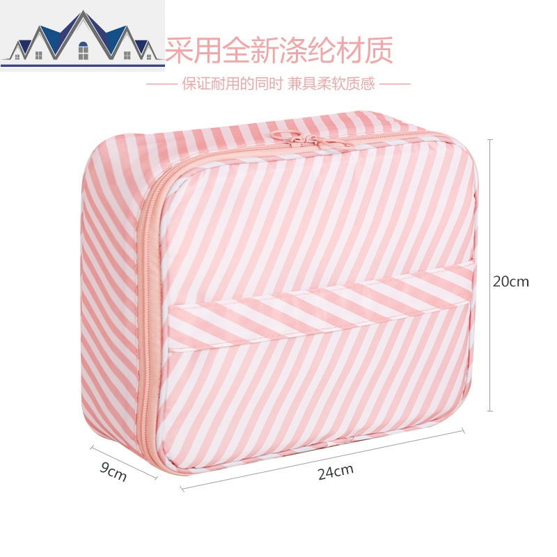 网红化妆包ins风超火小号便携大容量化妆袋少女心洗漱品收纳盒 三维工匠收纳包高清大图