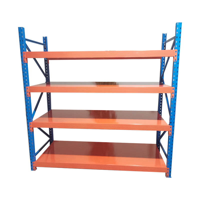 臻远 ZY4121554重型货架置物架四层主架 蓝+橘红 2000*500*2000mm 500kg高清大图