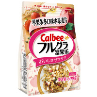 [苹果粒多多]卡乐比(Calbee)即食麦片 苹果多多口味600g 谷物早餐 方便速食 水果坚果麦片 代餐 日本进口