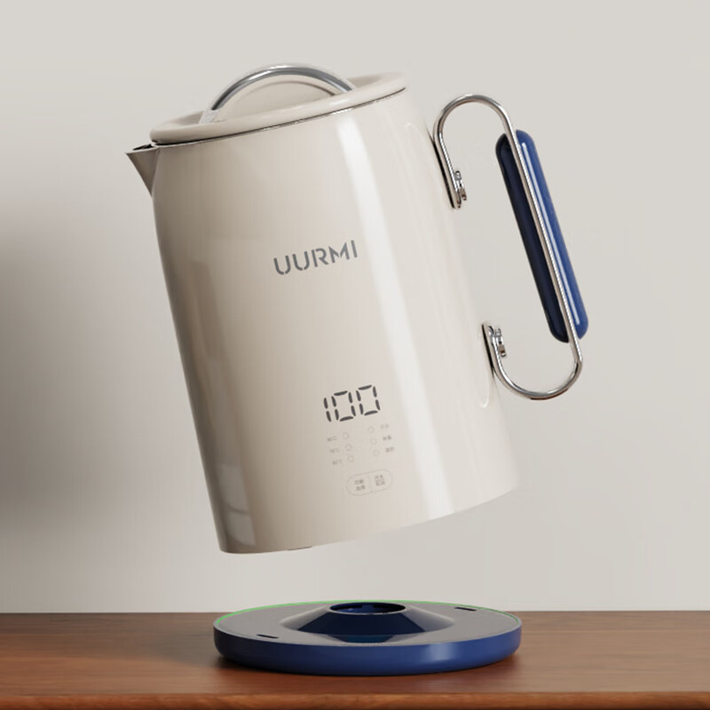 悠米umi电水壶UM-SH001 1500W快煮 1.5L不锈钢壶身 底盘加热高清大图