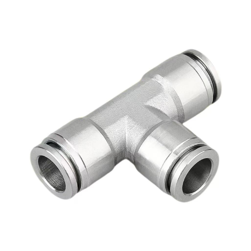 中锦科技 不锈钢气管快接三通接管口径16mm个高清大图