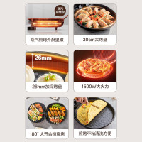 苏泊尔(SUPOR)电饼铛双面加热加深大烤盘独立控温加热家用烙饼煎饼锅春饼机早餐薄饼蛋卷机华夫煎烤机JJ30AQ848