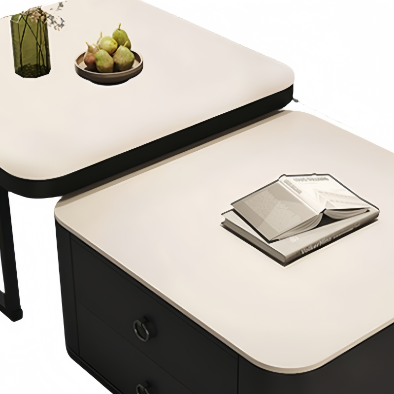 悦兴诚茶几黑白60cm+70cm套高清大图