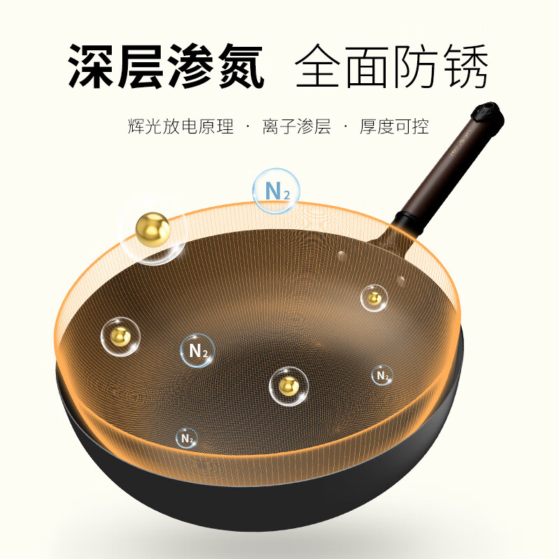 VELOSAN温仑山VE073火山岩鹅卵石铁锅32cm高清大图