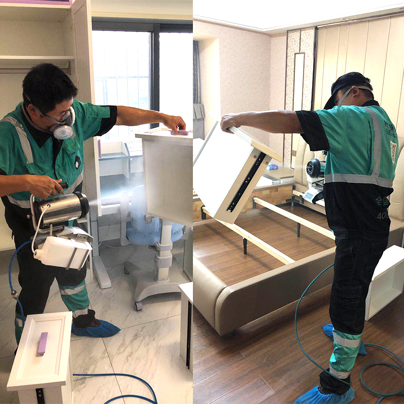 叶子环保北京上海广州深圳上门除甲醛新房家装修专业去除异味室内空气甲醛治理服务