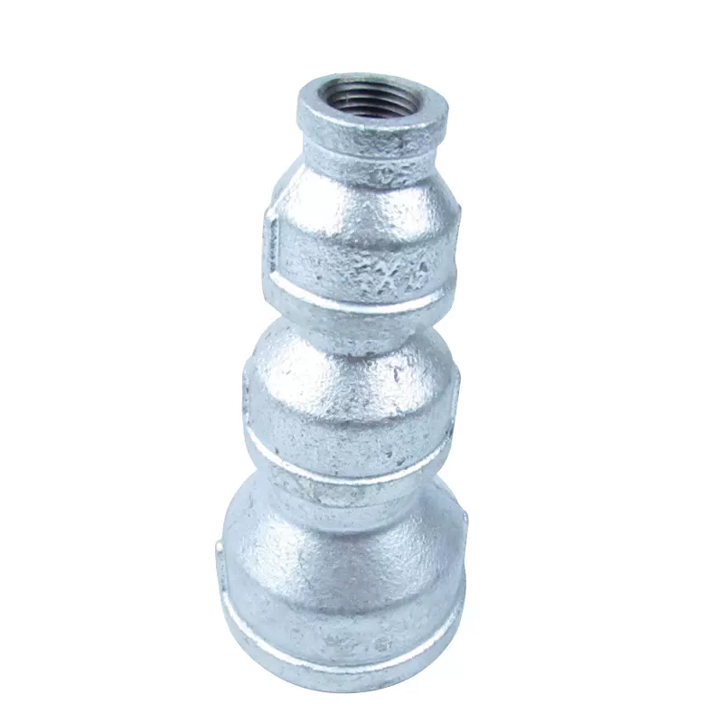 玛钢管件镀锌变径内丝 玛钢大小头接头 dn25*dn15