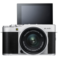 富士(FUJIFILM) X-A5（15-45mm）银黑色 单镜头套装 数码微单相机