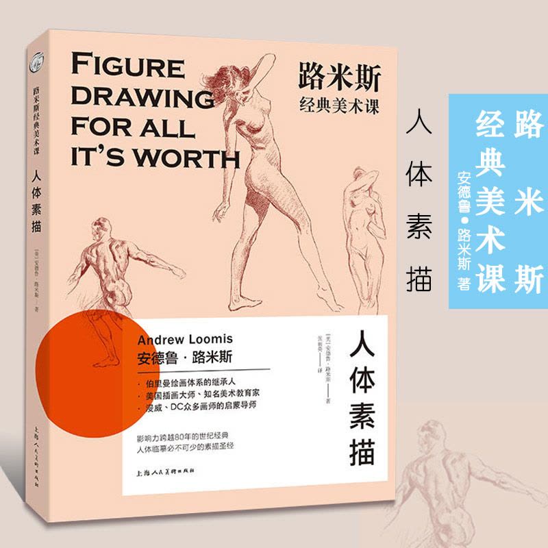 [醉染正版]路米斯经典美术课人体素描安德鲁路米斯西方经典美术技法译丛大师的西方人体骨骼肌肉静物写生素描绘画美术艺术书图片