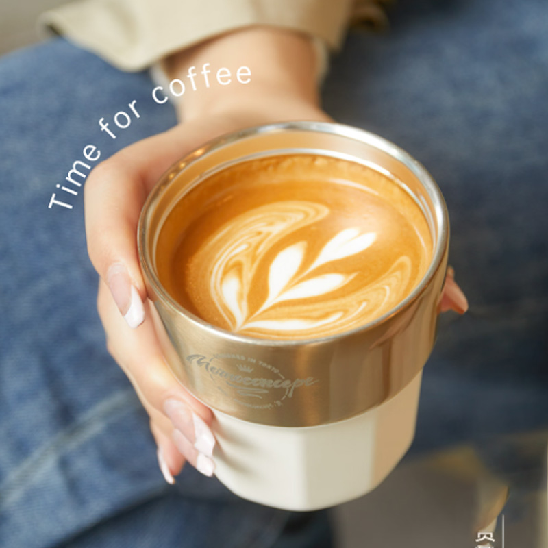 MOMOCONCEPT保温杯耐用几何棱线款290ml(颜色随机)高清大图