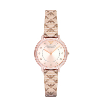 阿玛尼（EMPORIO ARMANI)女士手表 满天星石英表 女AR11091 时尚潮流防水镶钻表盘腕表欧美品牌表