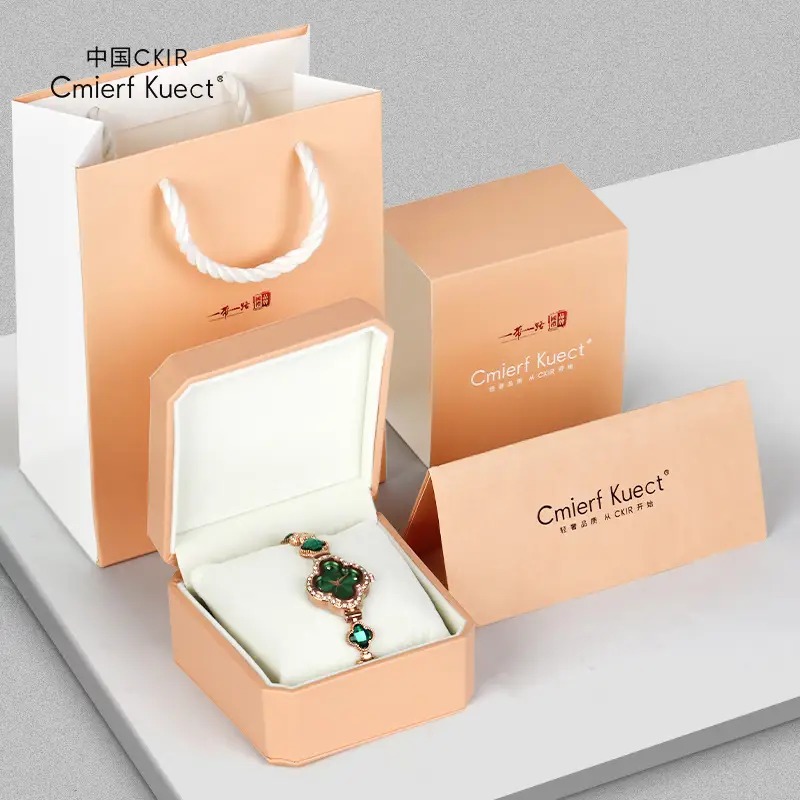 Cmierf Kuect (中国CKIR) 幸运四叶草手链手表 CKIR-6806L高清大图