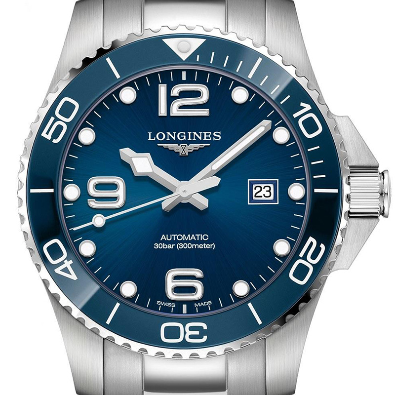 [预定商品,购买后10-20个工作日发货]浪琴longines-康卡斯潜水系列 L3.782.4.96.6 自动机械男表